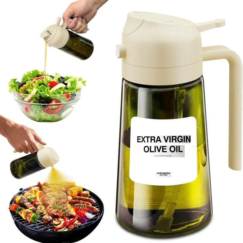 Oil Dispenser & Sprayer Bottle