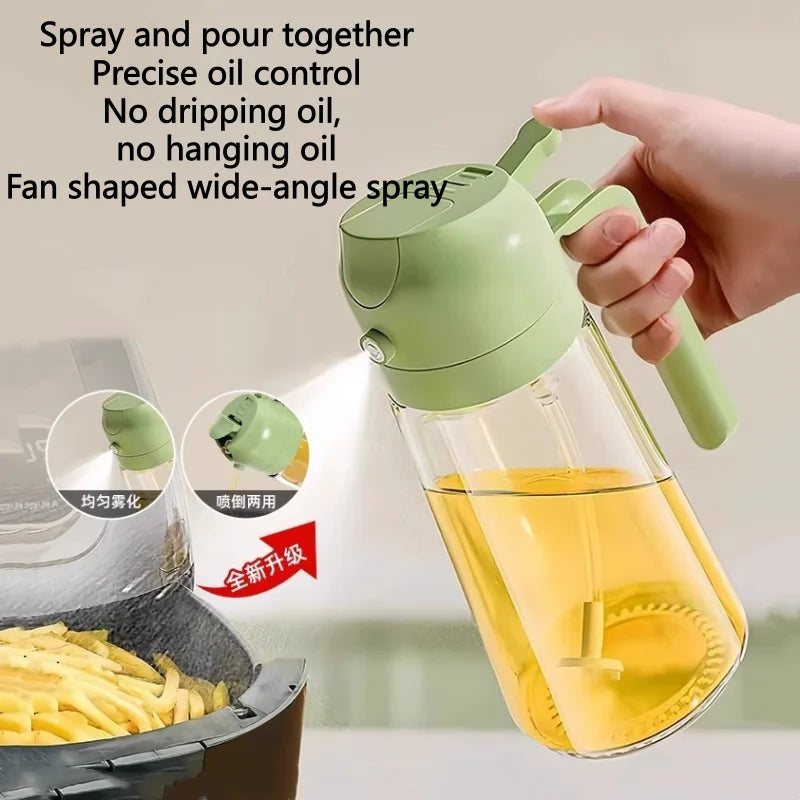 Oil Dispenser & Sprayer Bottle