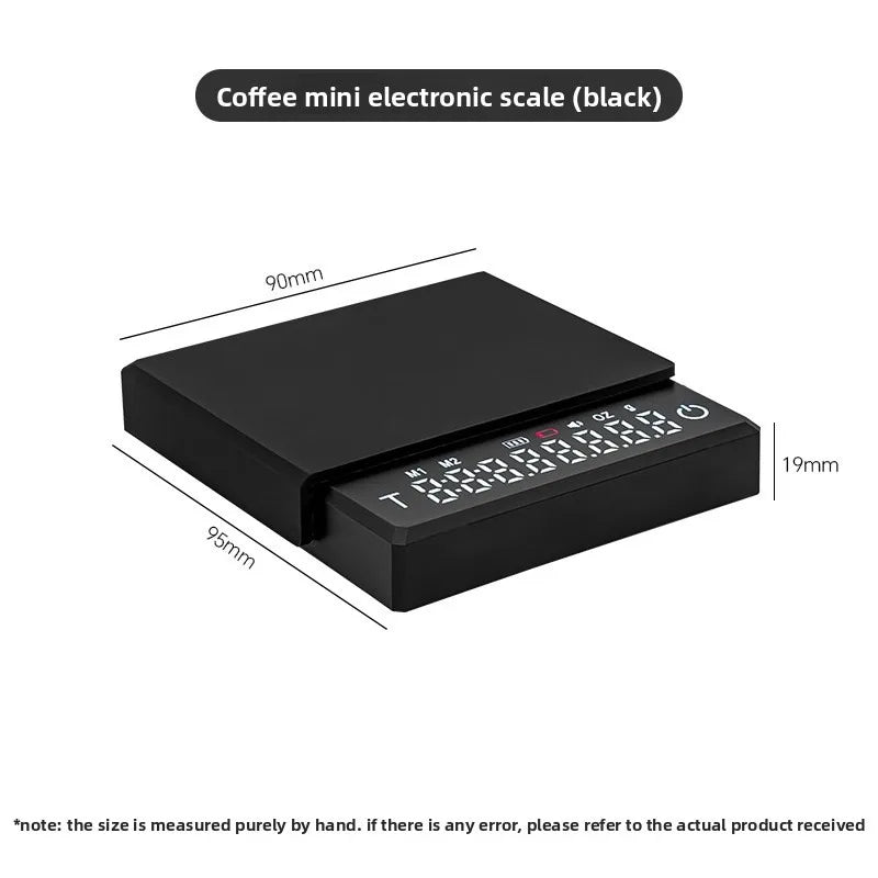 Mini Digital Coffee Scale rechargeable High Precision 0.1g Kitchen Scale With Timer Espresso Coffee Maker LED Display