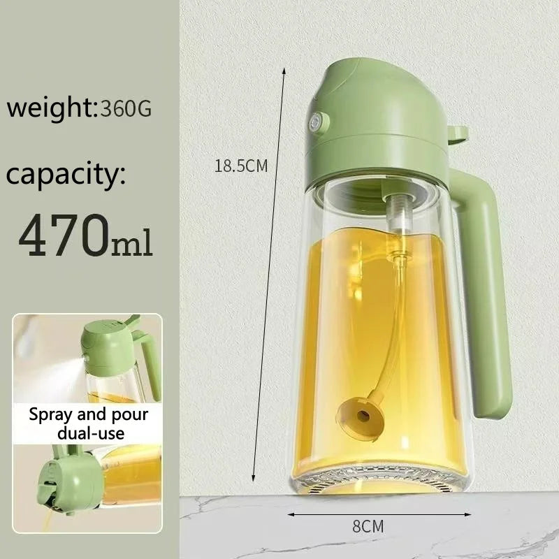 Oil Dispenser & Sprayer Bottle