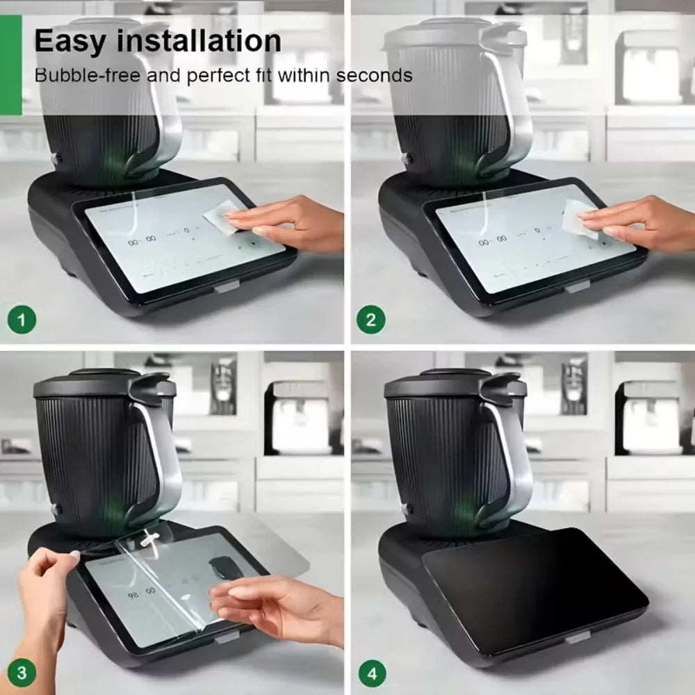 1/2pcs Thermomix TM7 tempered glass protective film, crack resistant, scratch resistant and durable kitchen mixer accessories.