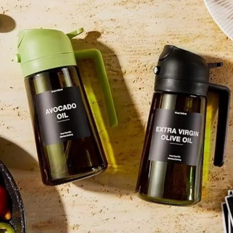 Oil Dispenser & Sprayer Bottle