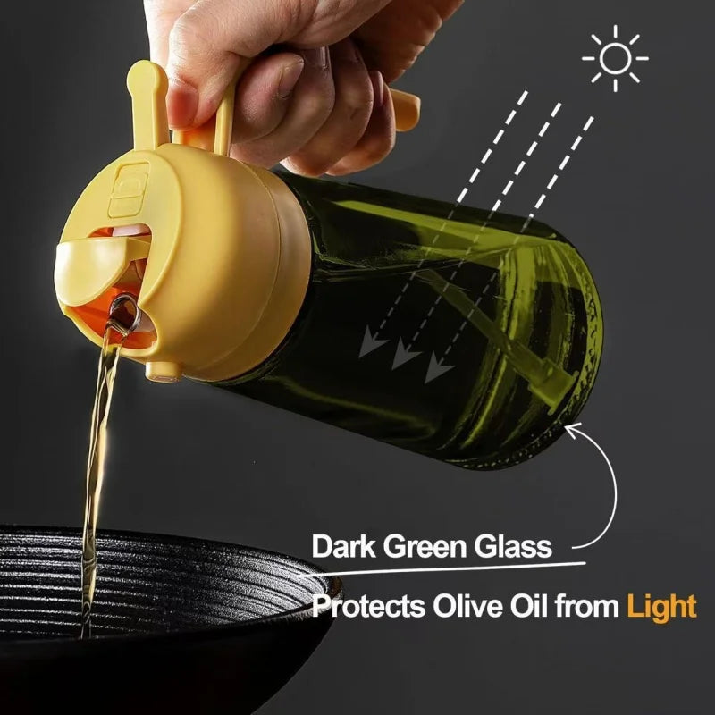 Oil Dispenser & Sprayer Bottle
